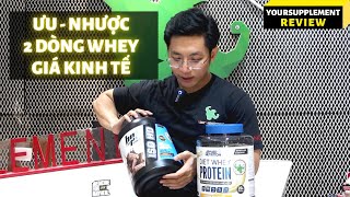 SO SÁNH WHEY GIÁ RẺ DIET WHEY vs ISO HD  Supplement Review 98 [upl. by Rayford]