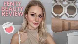 FENTY BEAUTY Cream Bronzer amp Blush REVIEW amp TRY ON [upl. by Kenwood]