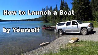 How to Launch a Boat by Yourself [upl. by Etiuqram93]