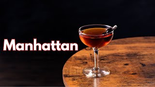 Manhattan Cocktail Recipe  Easy Guide to this Classic Drink [upl. by Barn]