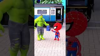 animation funny Meme tiktok challengetrending2024 tiktokusa tiktokusa spiderman hulk [upl. by Allertse]