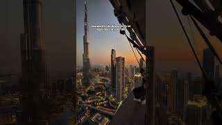 Sky Views Edge Walk Downtown Dubai 500 AED dubai uae skyview [upl. by Navarro]