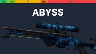 SSG 08 Abyss  Skin Float And Wear Preview [upl. by Tcideneb320]