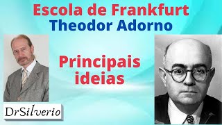 Theodor Adorno 1  A Escola de Frankfurt [upl. by Mor]