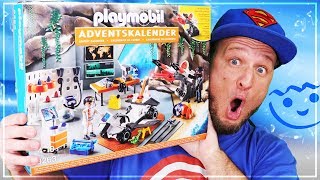 Playmobil ADVENTSKALENDER 9263 Spy Team Werkstatt Kalender Unboxing [upl. by Ecirahs723]