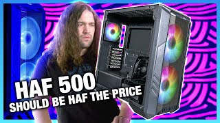 Cooler Master Has Lost Its Mind Overpriced HAF 500 Case Review [upl. by Kerrill]