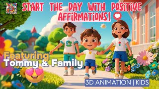 Daily Affirmations for Kids  Baby Shark Remix  Nursery Rhymes amp Kids Songs  3D Animation [upl. by Aysahc]