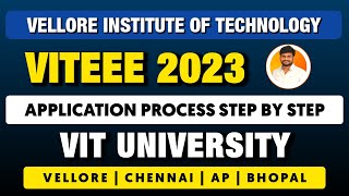 VITEEE 2023 Application Process  YoursMedia  Vellore Institute Of Technology  VIT University [upl. by Fredel]