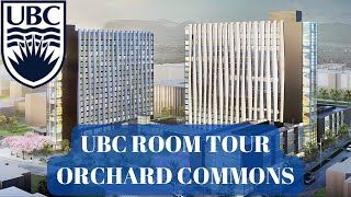 UBC Orchard Commons Barlett Room Tour  UBC Connected Single Dorm [upl. by Loux938]