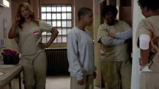 Orange is the New Black S02E04 Poussey and Taystee Pee Hole [upl. by Anileba]