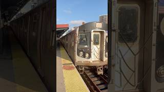 R160A1 M Train Leaving Lorimer St Ft R32 Operator [upl. by Neely]