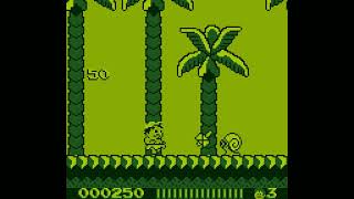 Adventure Island Gameplay Game Boy [upl. by Nosnevets]