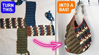 Crochet Bag  The quickest way to crochet a bag [upl. by Xanthus]