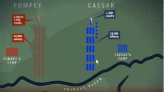 Five Minute Battle Narratives Pharsalus 48 BC [upl. by Artima]