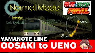 Densha de GO Final PLAYSTATION 2 Yamanote Line Oosaki to Ueno [upl. by Cocke232]