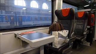 ÖBB Railjet First Class Budapest to Vienna RJ 64 [upl. by Aicelaf]