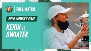 Swiatek vs Kenin 2020 Womens final Full Match  RolandGarros [upl. by Metzgar]