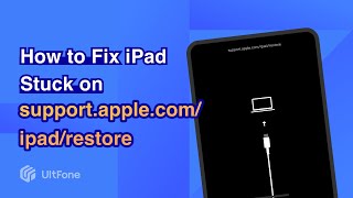 How to Fix iPad Stuck on supportapplecomipadrestore Screen 2023 [upl. by Eikcaj]