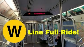 MTA NYC Subway Riding R160B W train from Astoria  Ditmars Blvd  Whitehall St Full Ride [upl. by Innattirb]