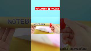 How to make a document 📄 Holder Notebook Holder kaise banaye shorts viralshorts [upl. by Lleroj]