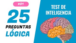 25 preguntas de lógica 🔆 Test de inteligencia 💪 Nivel I 🔆 Trivia [upl. by Airad]