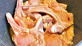 Les côtelettes de veau fondent dans la bouche comme du beurre veal chops قطع لحم العجل [upl. by Enellek]