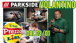 Volantino lidl Parkside fai da te dal 2 gennaio 2024 lidl PARKSIDEtools [upl. by Hanid]