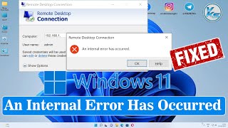 Troubleshooting RDP Internal Error My Story amp How I Fixed It [upl. by Gargan105]