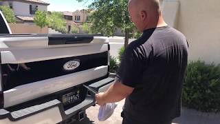 How to remove and install a Ford Tailgate Emblem [upl. by Luhem]