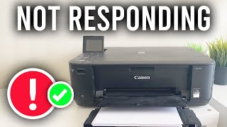 How To Fix Canon Printer Not Responding  Full Guide [upl. by Wandy934]