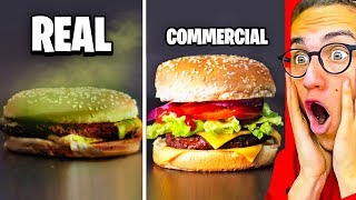 Reacting To INSANE COMMERCIALS VS REAL LIFE [upl. by Marelda]