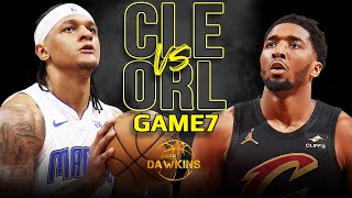 Cleveland Cavaliers vs Orlando Magic Game 7 Full Highlights  2024 ECR1  FreeDawkins [upl. by Travax]