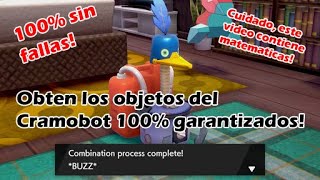 Pokemon Escudo y Espada  Obtener objetos 100 garantizados con el Cramobot [upl. by Jempty494]