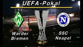 Werder Bremen Napoli 51 uefa cup 8990 full match [upl. by Doreen617]