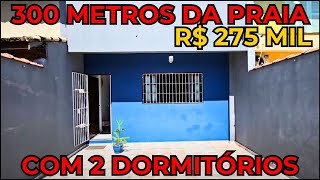 EM NEGOCIAÇÃO  CASA R 275 MIL A 300 METROS DA PRAIA EM ITANHAÉM LITORAL SUL DE SP [upl. by Aihppa438]