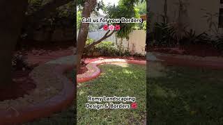 Romy Landscaping Design amp Borders 🌺 landscaping edging landscape gerdening [upl. by Oht]