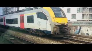 100 SNCBNMBS Belgium in train 2017  2022 [upl. by Minny]