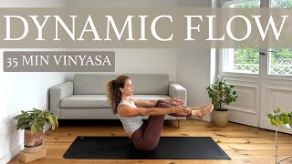 Dynamic Yoga Flow for Strength and Vital Energy  35 Min Vinyasa Flow [upl. by Nylidam]