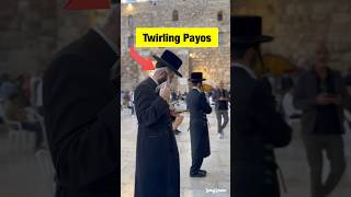 How do Hasidic men curl their payos israel [upl. by Leahcym117]