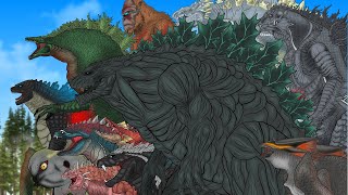 GODZILLA Animation PANDY  Compilation Video 2023  Monster Cartoons [upl. by Ahsuat467]