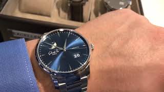 Senator Excellence blue dial hands on  Baselworld 2018 [upl. by Acitel]