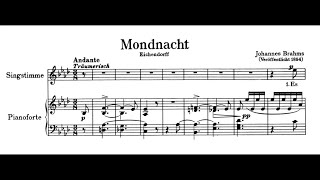 Johannes Brahms  Mondnacht WoO 21 [upl. by Itoyj]