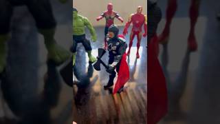 superheroes united heroic hero super superhero batman spiderman thor ironman legend toys [upl. by Eilahtan]