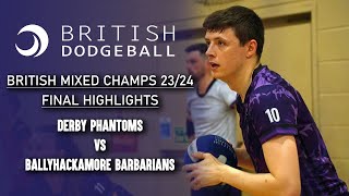 British Mixed Champs 202324 Final Highlights  Derby Phantoms 1 vs Ballyhackamore Barbarians [upl. by Dleifniw]