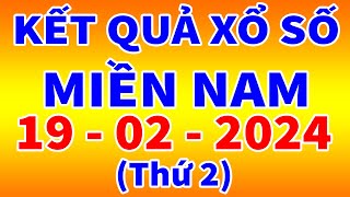 Kết quả xổ số miền nam hôm nay thứ 2 ngày 1922024 xs TPHCM xs Đồng Tháp xs Cà Mau [upl. by Iveksarap]