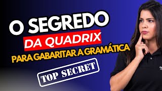 Descubra o segredo para gabaritar o Português da QUADRIX [upl. by Enomrej]