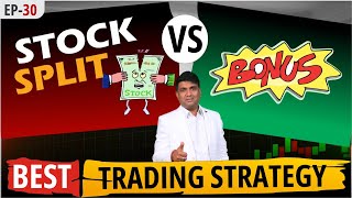 Stock Split vs Bonus Shares  Best Trading Strategy [upl. by Idihc264]