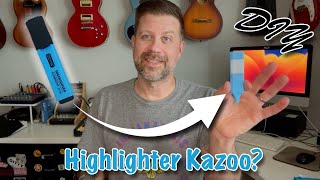 Making a Kazoo from a Highlighter Marker [upl. by Orimisac]