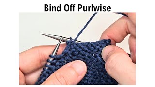 Bind Off Purlwise On The Wrong Side [upl. by Stiegler972]