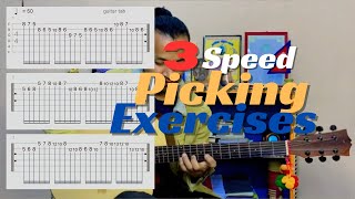 SPEED Picking Exercises For All Levels [upl. by Kenon]